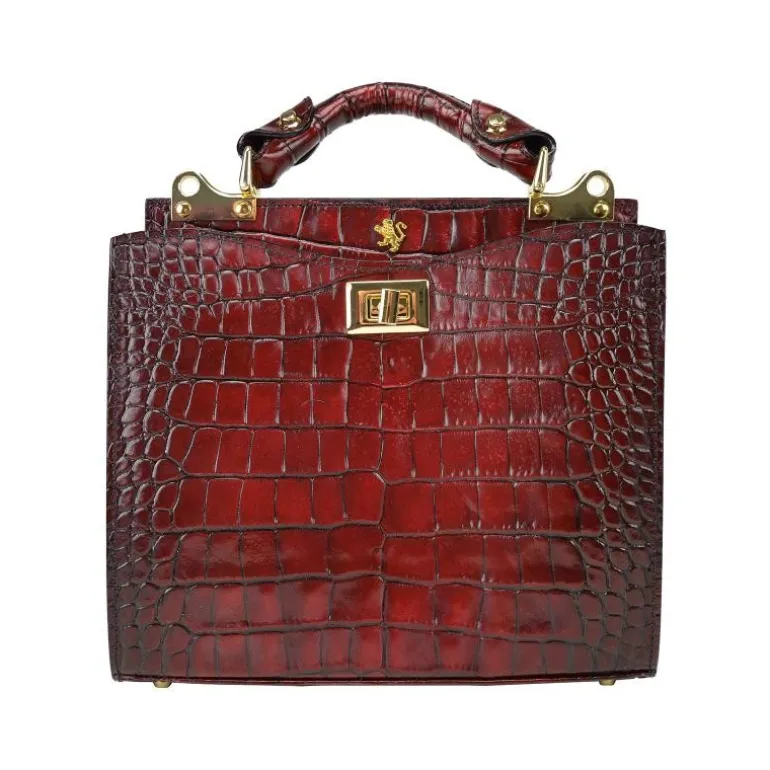 Zgrabna i praktyczna torebka damska skórzana. "Anna Maria Luisa de' Medici"