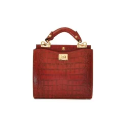 Zgrabna i praktyczna torebka damska skórzana. "Anna Maria Luisa de' Medici"