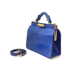 Zgrabna, wspaniale zaprojektowana skórzana torebka  "Vittoria Colonna" R153